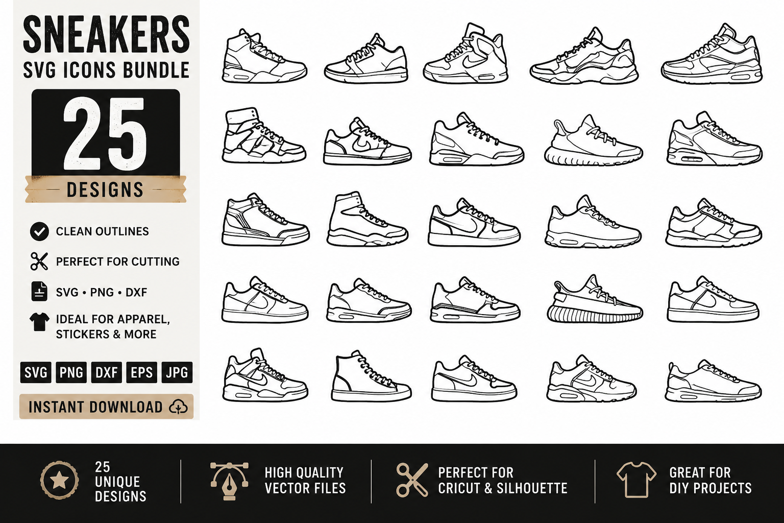 Sneaker  SVG Bundle